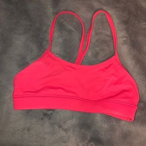 Lululemon sports bra in coral